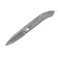 Nóż Real Steel Stella Premium Gray Titanium, Stonewashed S35VN by Poltergeist Works (9051)-1 41062