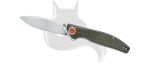 Nóż BlackFox Artia Green G10, Stone Washed D2 by Grigorii Matveev (BF-765 OD)