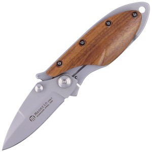 Nóż Maserin Onefold Pao Santos Wood, Bead Blasted 440C by Moris Baroni (550/SA)