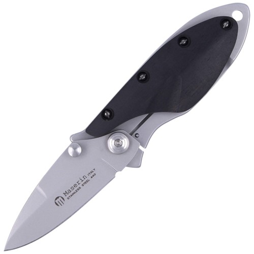 Nóż Maserin Onefold Ebony Wood, Bead Blasted 440C by Moris Baroni (550/EB)-1 41267