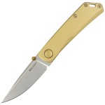 Nóż Real Steel LUNA Eco Gold Steel, Beadblast K110 by Poltergeist Works (7084)