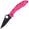 Nóż Spyderco Delica 4 FRN Pink, Black Blade Plain (C11FPPNS30VBK)-2 41317