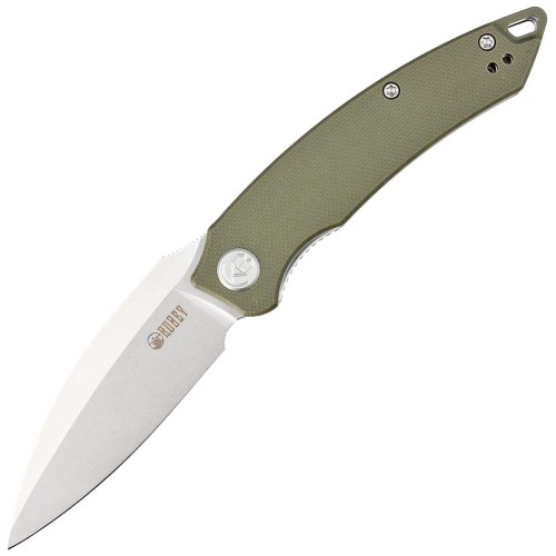 Noz-Kubey-Knife-Leaf-Green-G10-Bead-Blasted-AUS-10-by-Tiguass-KU333E.jpg