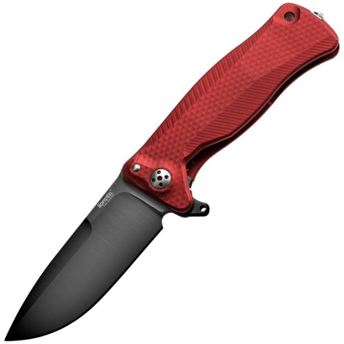Nóż LionSteel SR11A Red Aluminium, Black Sleipner by Molletta (SR11A RB)-1 41379