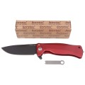 Nóż LionSteel SR11A Red Aluminium, Black Sleipner by Molletta (SR11A RB)-2 41379