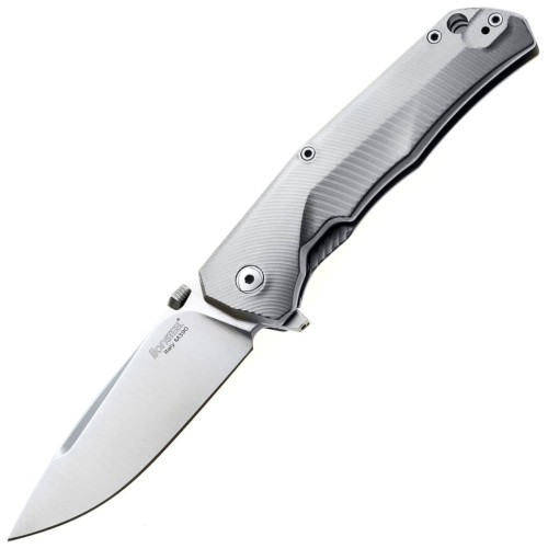 Nóż LionSteel T.R.E. Grey / Bronze Titanium, Stone Washed M390 by Molletta (TRE BR)-1 41380