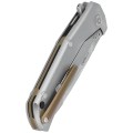 Nóż LionSteel T.R.E. Grey / Bronze Titanium, Stone Washed M390 by Molletta (TRE BR)-5 41380