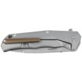 Nóż LionSteel T.R.E. Grey / Bronze Titanium, Stone Washed M390 by Molletta (TRE BR)-6 41380