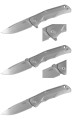 Nóż LionSteel T.R.E. Grey / Bronze Titanium, Stone Washed M390 by Molletta (TRE BR)-8 41380