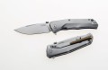 Nóż LionSteel T.R.E. Grey / Bronze Titanium, Stone Washed M390 by Molletta (TRE BR)-9 41380