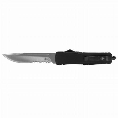 Nóż Templar Knife Large Black Rubber Dagger Serrated Silver-1 41453