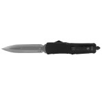 Nóż Templar Knife Small Black Rubber Dagger Silver