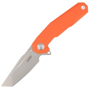 Nóż Kubey Knife Carve Orange G10, Bead Blasted AUS-10 (KB237I)