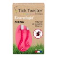 Kleszczołapki Tick Twister Clipbox z brelokiem, różowe 2 szt.-4 41602