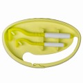 Kleszczołapki Tick Twister Clipbox z brelokiem, limonkowe 2 szt.-3 41604