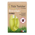 Kleszczołapki Tick Twister Clipbox z brelokiem, limonkowe 2 szt.-4 41604