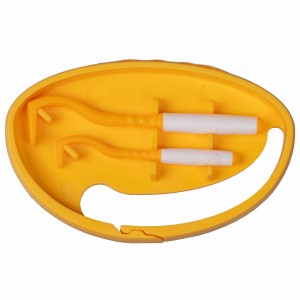 Kleszczołapki Tick Twister Clipbox z brelokiem, pomarańczowe 2 szt.
