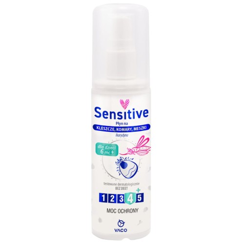 Płyn Vaco na kleszcze, komary i meszki sensitive 80 ml-1 41607