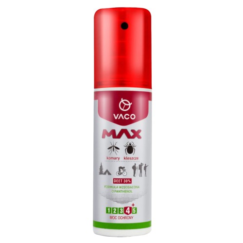 Płyn Max Vaco na komary i kleszcze Deet 30% 80 ml-1 41608
