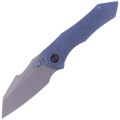 Nóż WE Knife High-Fin Blue Titanium, Stonewashed CPM 20CV by Gavko Knives (WE22005-3)-1 42026