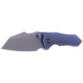 Nóż WE Knife High-Fin Blue Titanium, Stonewashed CPM 20CV by Gavko Knives (WE22005-3)-2 42026