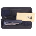 Nóż WE Knife High-Fin Blue Titanium, Stonewashed CPM 20CV by Gavko Knives (WE22005-3)-9 42026