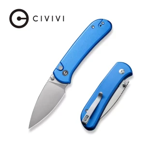 Nóż Civivi Qubit Bright Blue Aluminum, Satin 14C28N (C22030E-3)
