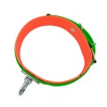 Obroża tropowa 4wild.eu BioThane 38 mm 38-52 cm pomarańczowo - zielona-3 42234