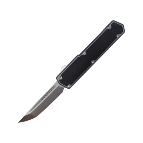Nóż automatyczny TacKnives TK Pro OTF Vigor V2 Black G10 / Grey Aluminum, Satin 154CM-1 42456
