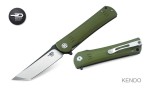 Nóż Bestech Kendo Olive G10 Black / Satin D2 (BG06B-2)
