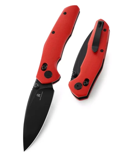 Nóż Bestechman Ronan Red G10, Black Titanized Stonewashed 14C28N (BMK02J)-1 42507