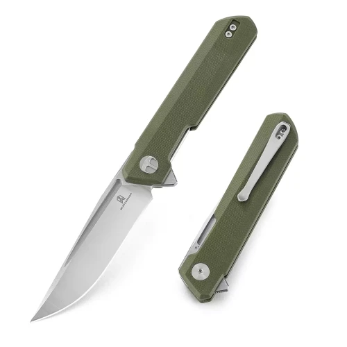 Noz-Bestechman-Dundee-OD-Green-G10-Stonewash-Satin-D2-by-Ostap-Hel-BMK01B.webp