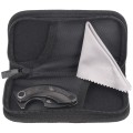 Nóż Bestech Strelit Black Titanium / Marble Carbon Fiber, Black Stonewashed M390 by Ostap Hel (BT2103L)-3 42509
