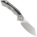 Nóż Bestech Kasta Grey Titanium / Marble Carbon Fiber, Satin M390 by Kombou (BT1909A)-2 42512