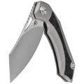 Nóż Bestech Kasta Grey Titanium / Marble Carbon Fiber, Satin M390 by Kombou (BT1909A)-3 42512