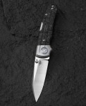 Nóż Bestech Tonic Marble Canvas Micarta / Titanium Satin M390 by Colin Maisonpierre (BT2204D)