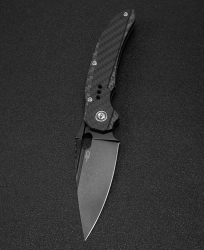 Nóż Bestech Exploit Black Titanium / CF, Black Stonewashed CPM S35VN by Todd Knife and Tool (BT2005G)-1 42521