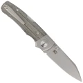 Nóż Bestech Tonic Titanium / Black Canvas Micarta, Bead Blast Stonewashed M390 by Colin Maisonpierre (BT2204A)-3 42524