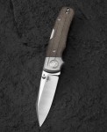 Nóż Bestech Tonic Titanium / Green Canvas Micarta Satin M390 by Colin Maisonpierre (BT2204C)
