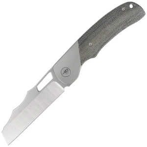 Nóż Bestech Syn Titanium / Black Canvas Micarta Hand Rubbed Stonewashed / Satin Elmax by Evolved EDC (BT2306B)