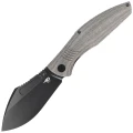 Nóż Bestech Lockness Black Canvas Micarta / Titanium, Black Stonewasched M390 by Koens Craft (BT2205F)-1 42533