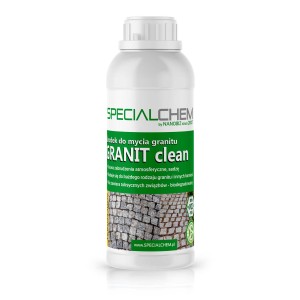 SPECIALCHEM Granit Clean czyszczenie bruku posadzek ogrodzeń murów z granitu łupanego opalanwgo szlifowanego