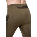 Legginsy męskie Spaio Military piaskowe zielone-4 42578