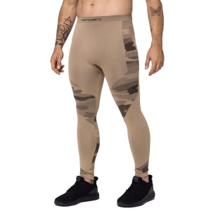 Legginsy męskie Spaio Military piaskowe