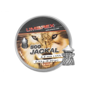 ŚRUT Umarex Jackal Pointed Ribbed 4.5 mm 500szt