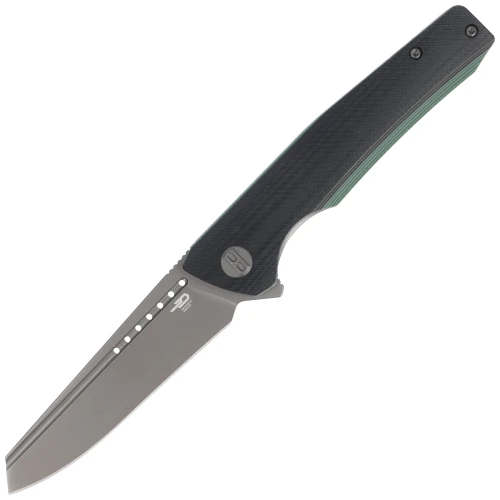 Nóż Bestech Slyther Black / Green G10, Grey Titanized 14C28N (BG51D)-1 42674
