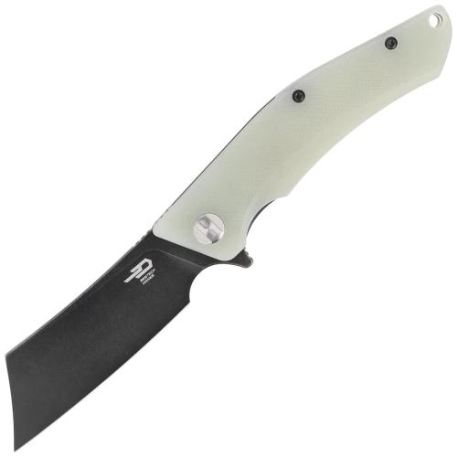 Nóż Bestech Cubis Jade G10, Black Stonewashed D2 (BG42E)-1 42680