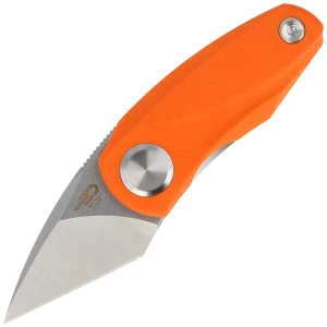 Nóż Bestech Tulip Orange G10 Satin / Stonewashed 14C28N by Ostap Hel (BG38C)