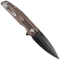 Nóż Bestech Fin Black / Orange / Beige G10, Black Stonewashed 14C28N (BG34C-3)-2 42684