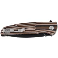 Nóż Bestech Fin Black / Orange / Beige G10, Black Stonewashed 14C28N (BG34C-3)-4 42684
